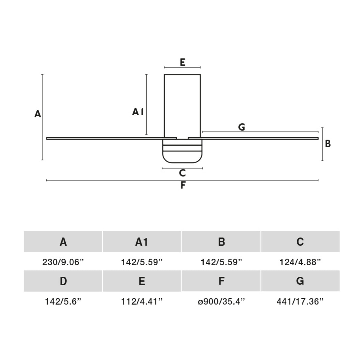 MINI PUNT TUB S LED Ventilatore a soffitto bianco/legno chiaro TUYA