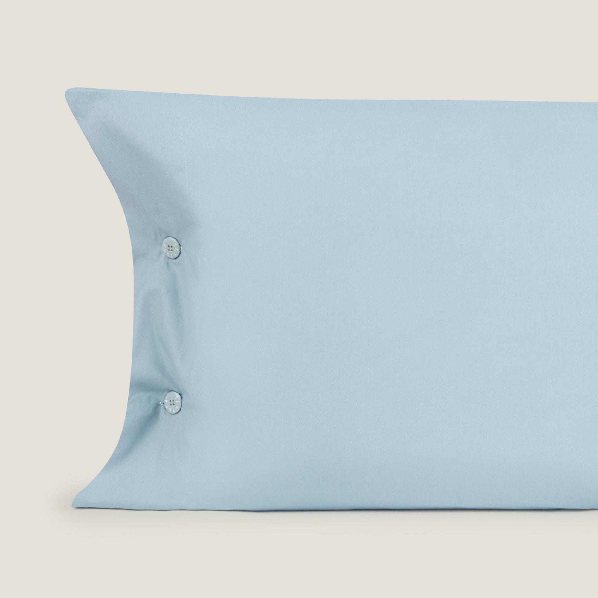 Funda de almohada algodón percal Best color azul 100% Algodón percal