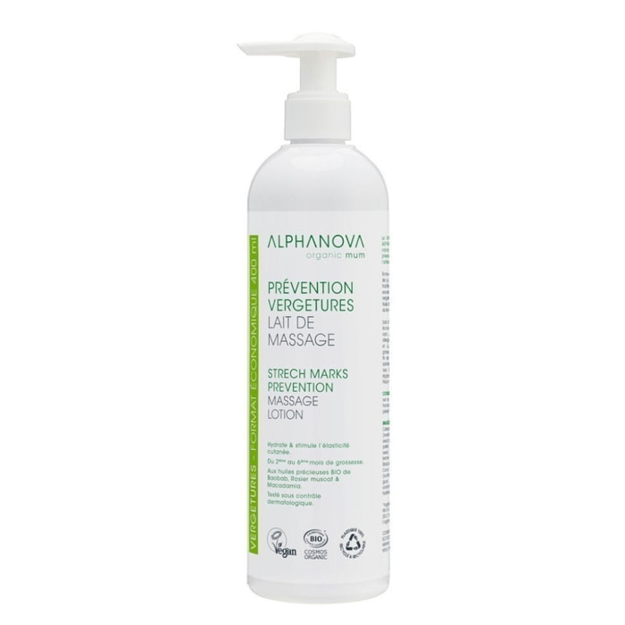 Santé - Lait Prévention Intense Vergetures 400 ml