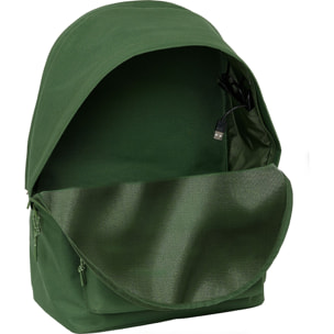 Mochila doble para portatil 15,6"+usb real madrid chica caqui