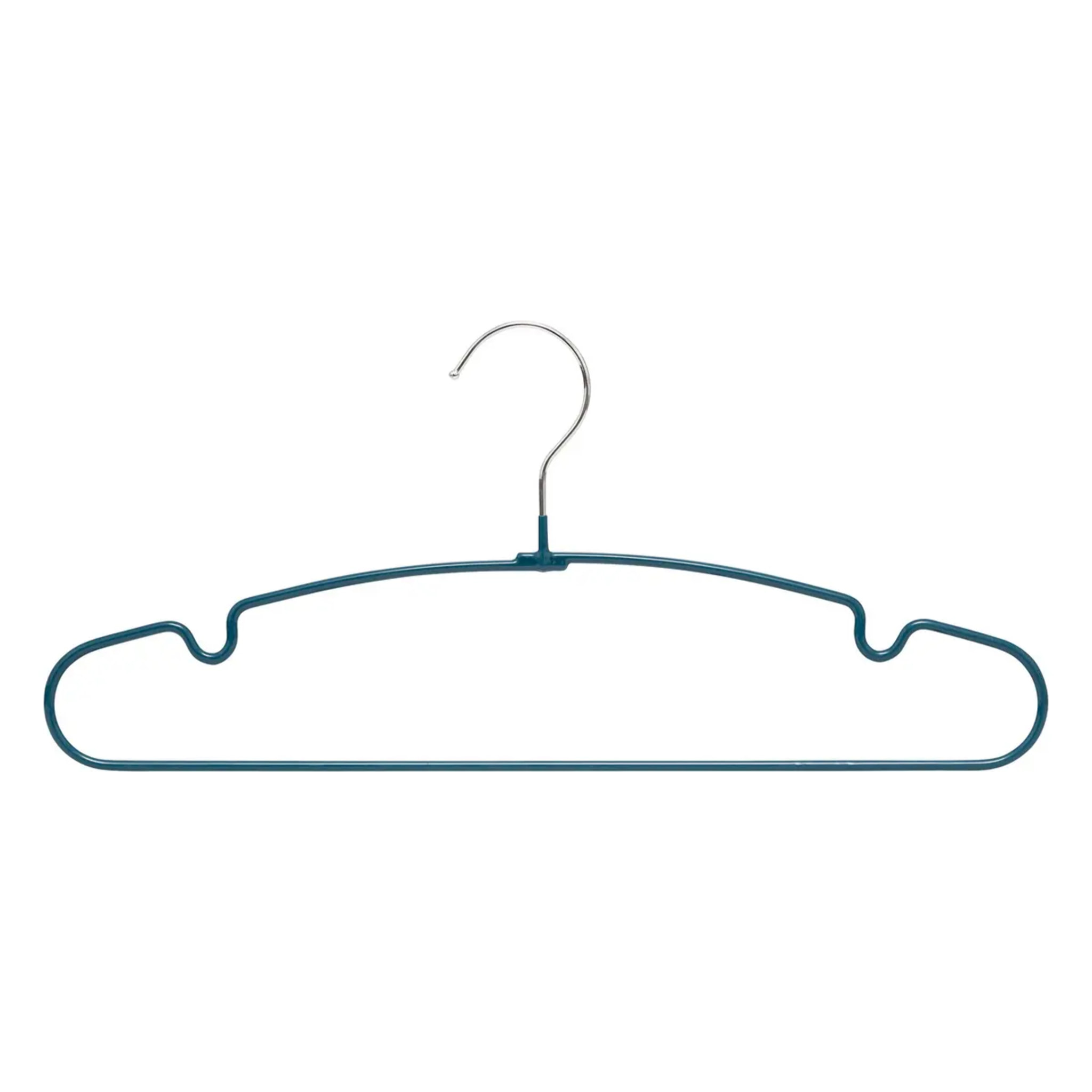 Set de 10 cintres ronds métal PVC