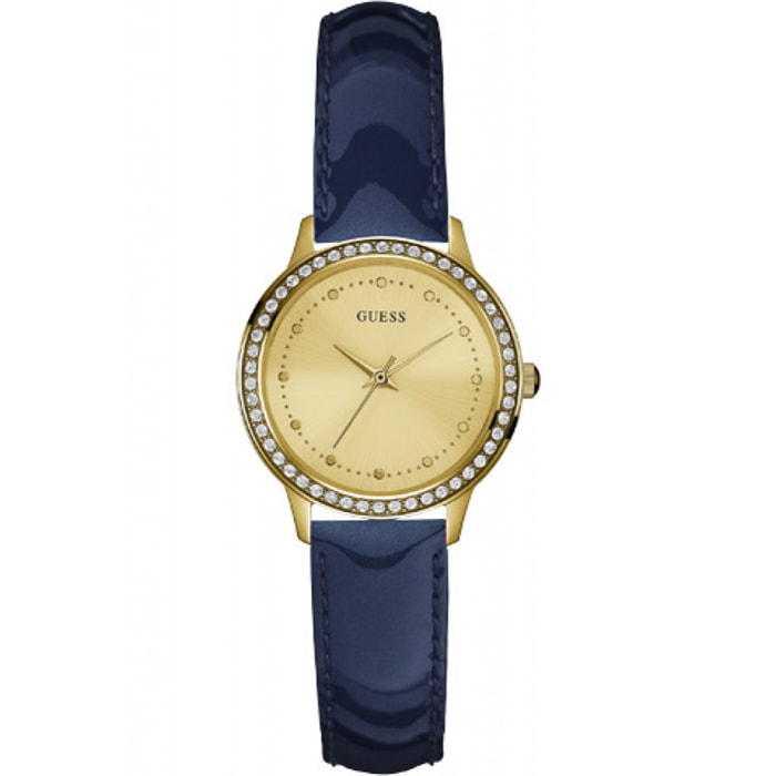 Reloj Guess W0648L9 Mujer Analogico Cuarzo con Correa de Cuero
