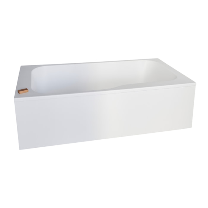 Pack baignoire bain douche 170 x 90 Malice version gauche + tablier en niche