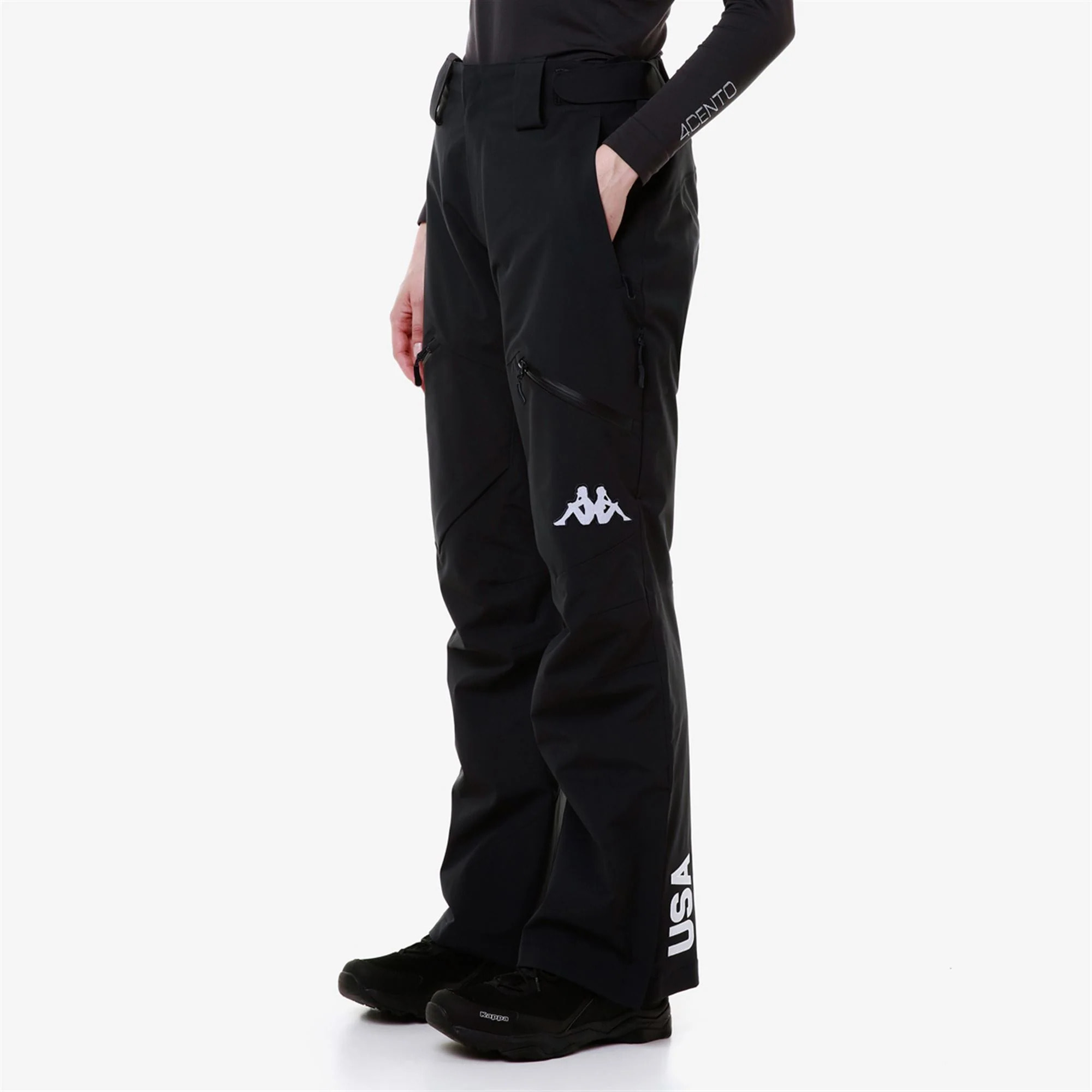 Kappa - Pantaloni Donna Blu - 6Cento 665 Us