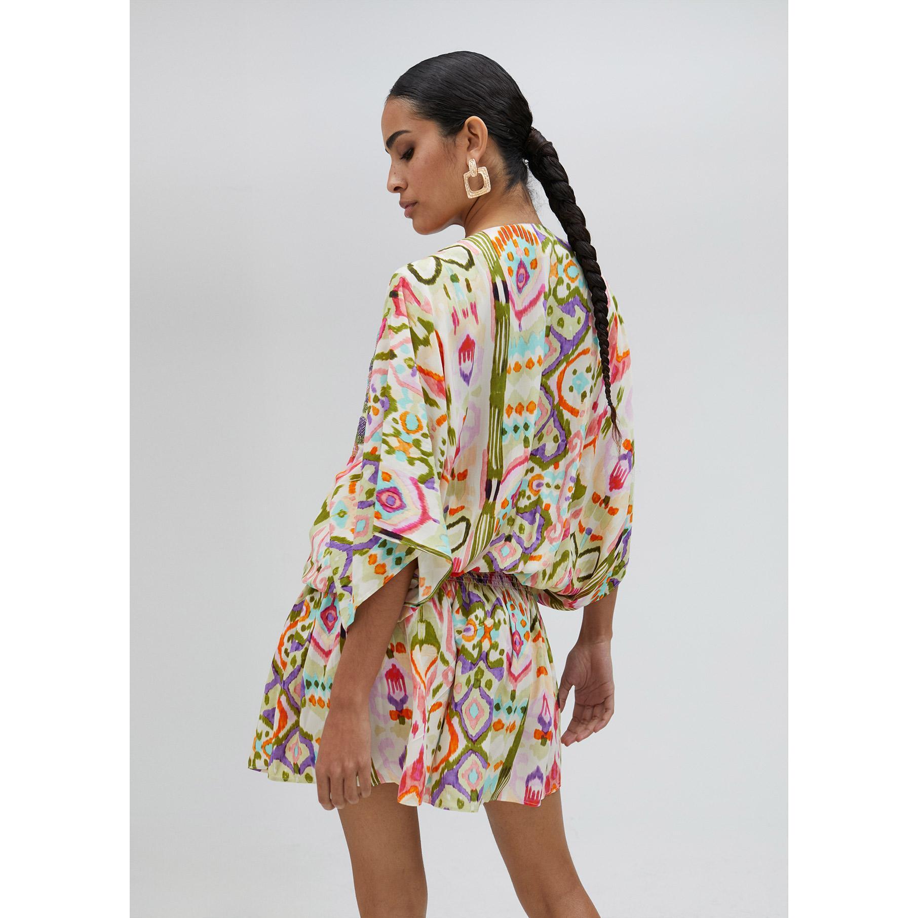 Vestito corto con stampa