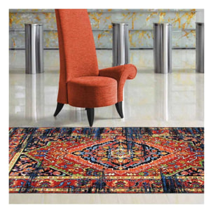 Tapis oriental tissé motif ancestral DEGE