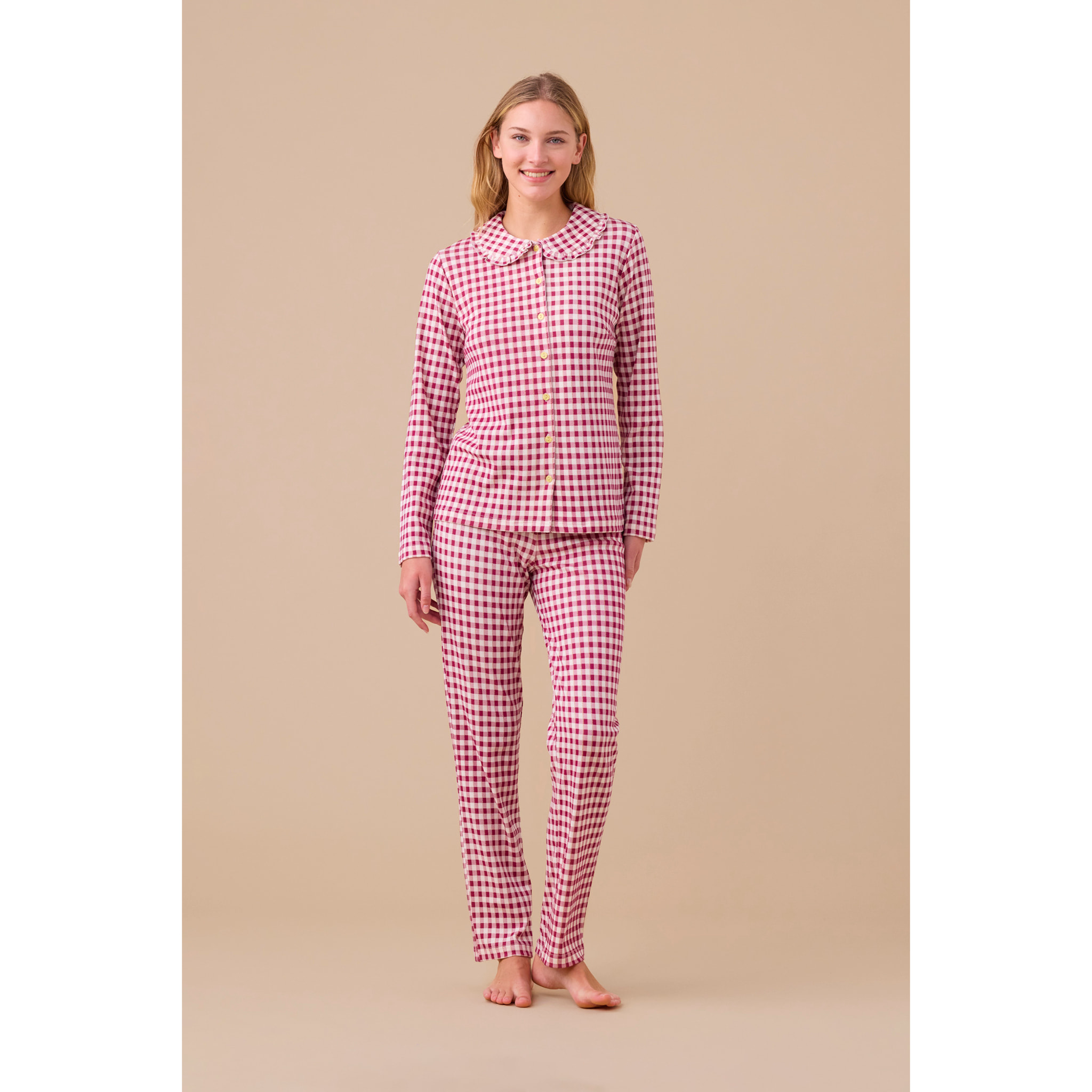 Pigiama donna caldo cotone articolo christmas Noidinotte