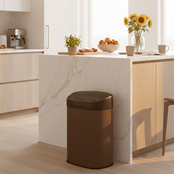 Poubelle automatique inox MAJESTIC 58L