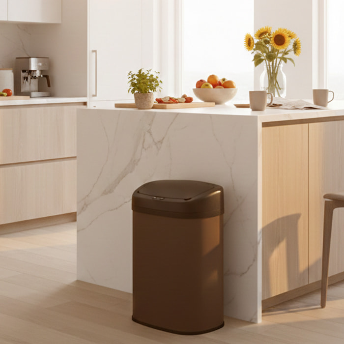 Poubelle automatique inox MAJESTIC 58L