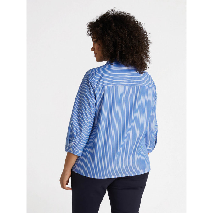Fiorella Rubino - Camisa de rayas - Light - blue