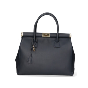 Borsa a mano da donna - Modello Aleria - Vera pelle - 35.0 x 26.0 x 16.0 cm