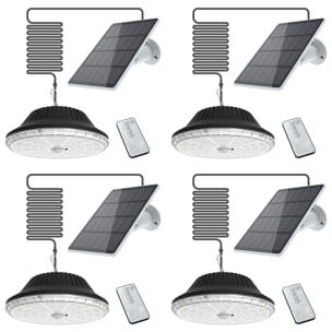 EZIlight® Solar roof Pack de 4