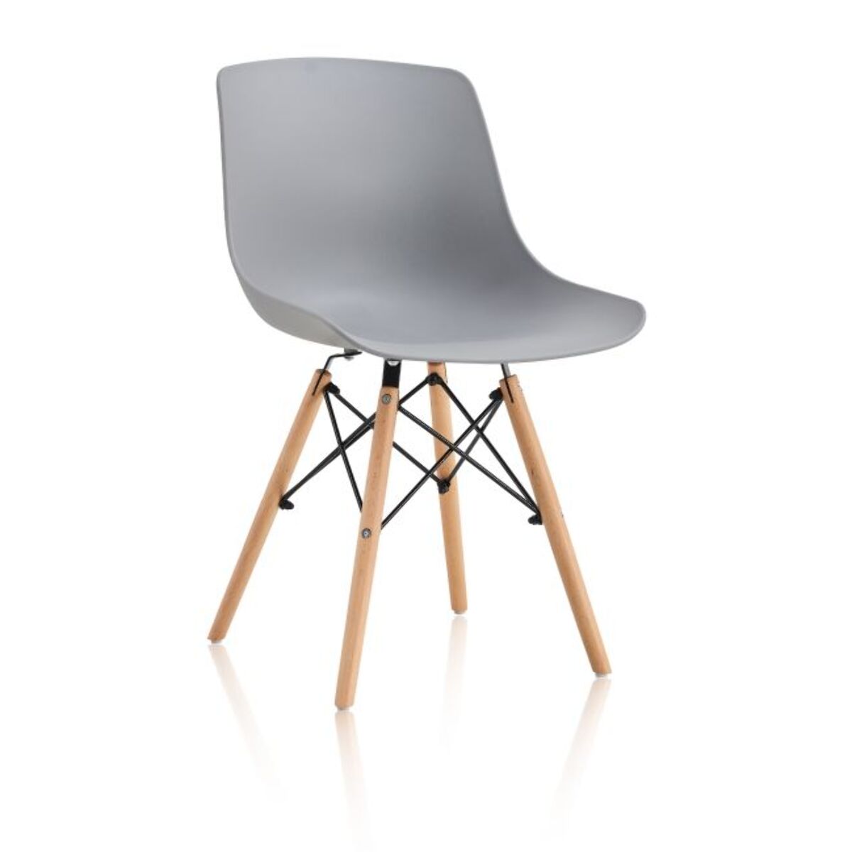 Pack 4 sillas de comedor Fredo Gris