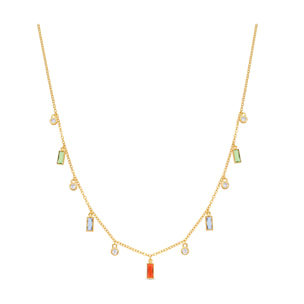 Collar Othly acabado oro amarillo 18k