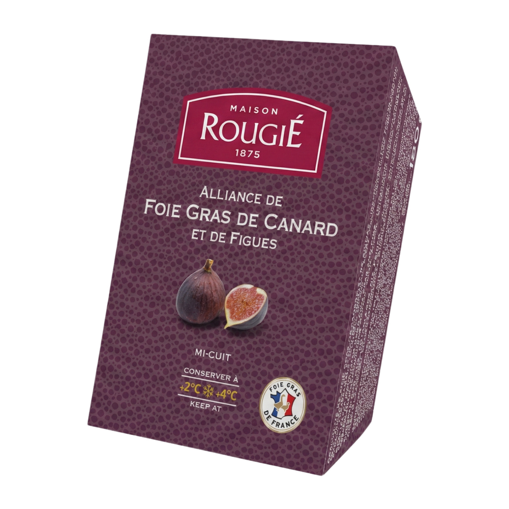 Foie Gras de Canard aux Figues 180g - entier mi-cuit