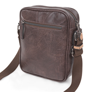 Bandolera Hombre Vegana Lois Warren Marron