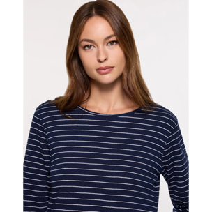 Camiseta Rayas Azul Marino - Teluk