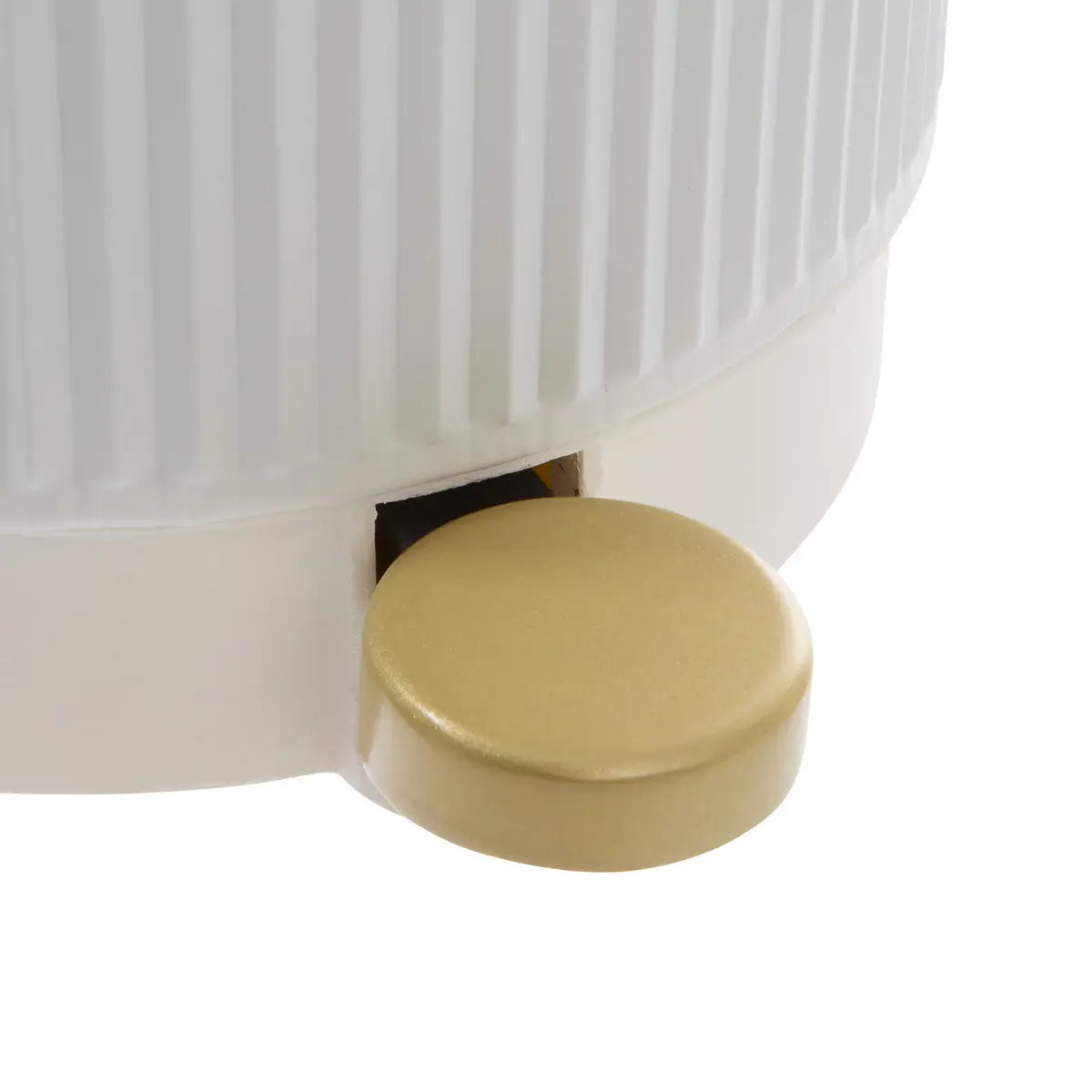Poubelle Solis ronde 2,7L blanc