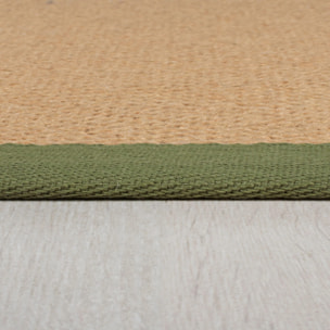 Tapis en jute antiderapant de couloir KIRA