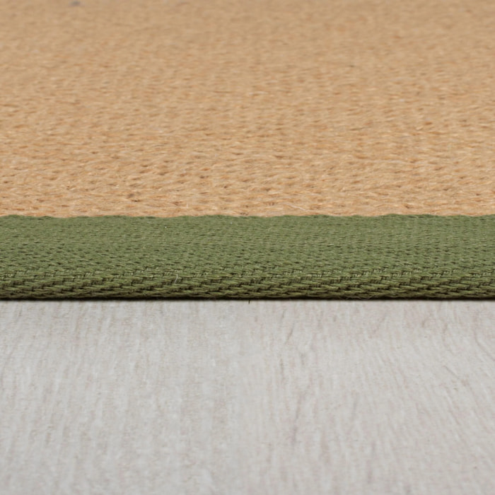 Tapis en jute antiderapant de couloir KIRA