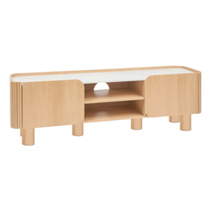 Meuble TV 2 portes Homelya H50cm