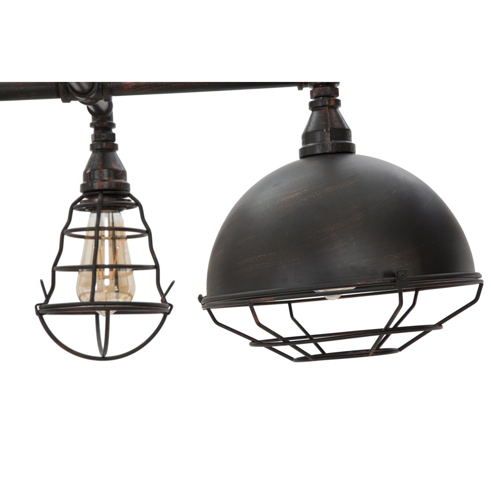 LAMPADARIO MANHATTAN 7 LUCI OFFICINE 55 BICOLORE