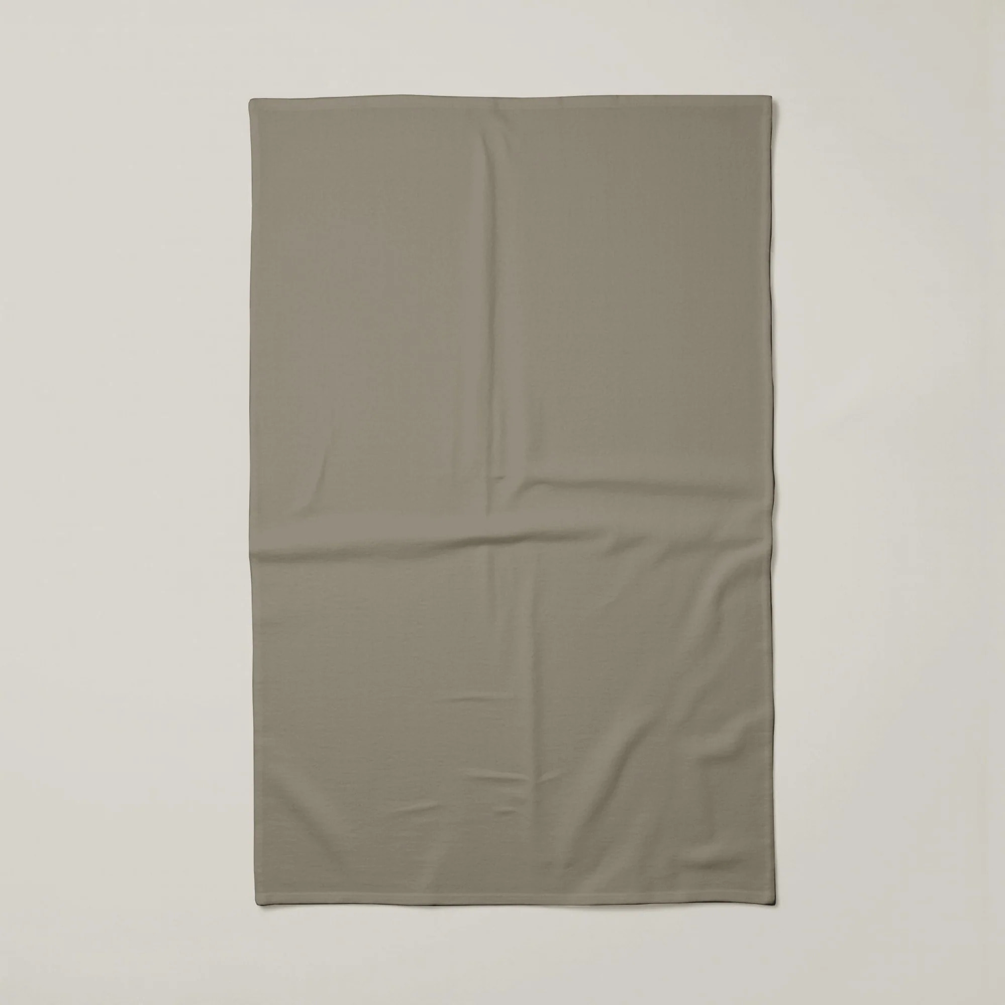 Lot de 2 torchons de cuisine 100% coton Harvard Taupe