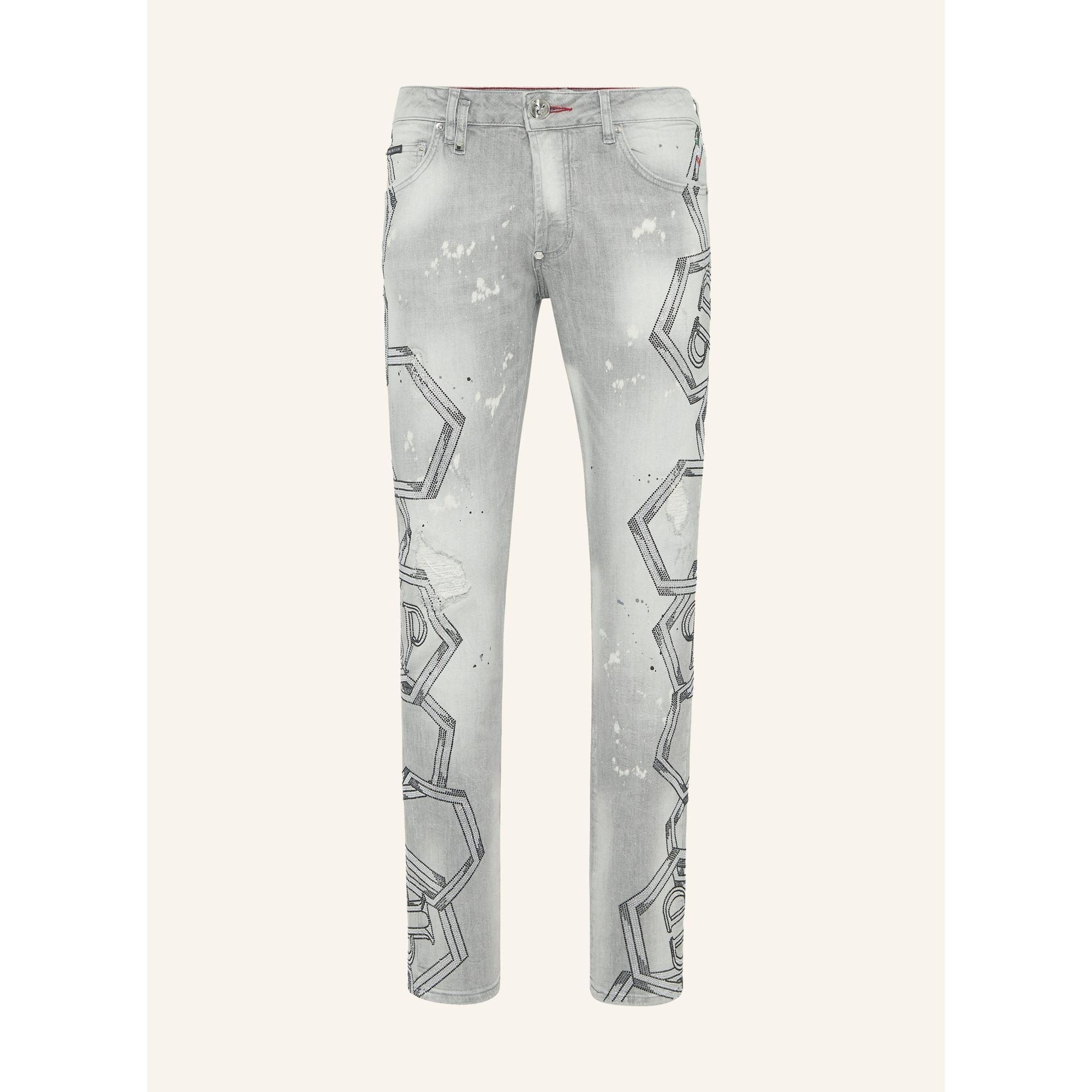 PHILIPP PLEIN Vaqueros de corte recto