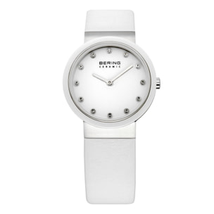Reloj Bering 10729-854 Mujer Analogico Cuarzo con Correa de Piel