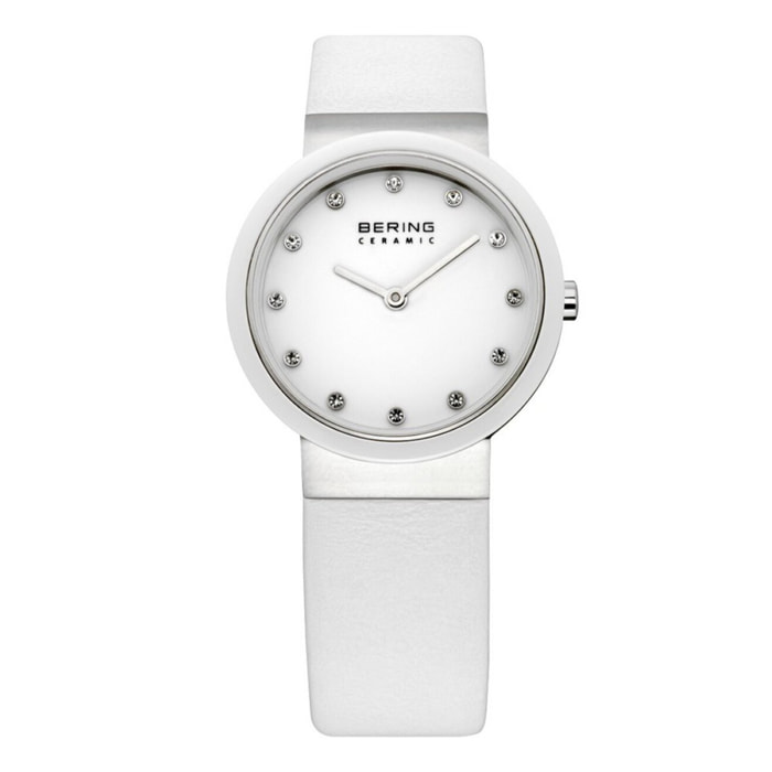 Reloj Bering 10729-854 Mujer Analogico Cuarzo con Correa de Piel
