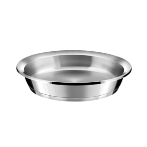 Ycône - Poêle 24cm inox finition miroir avec poignée amovible