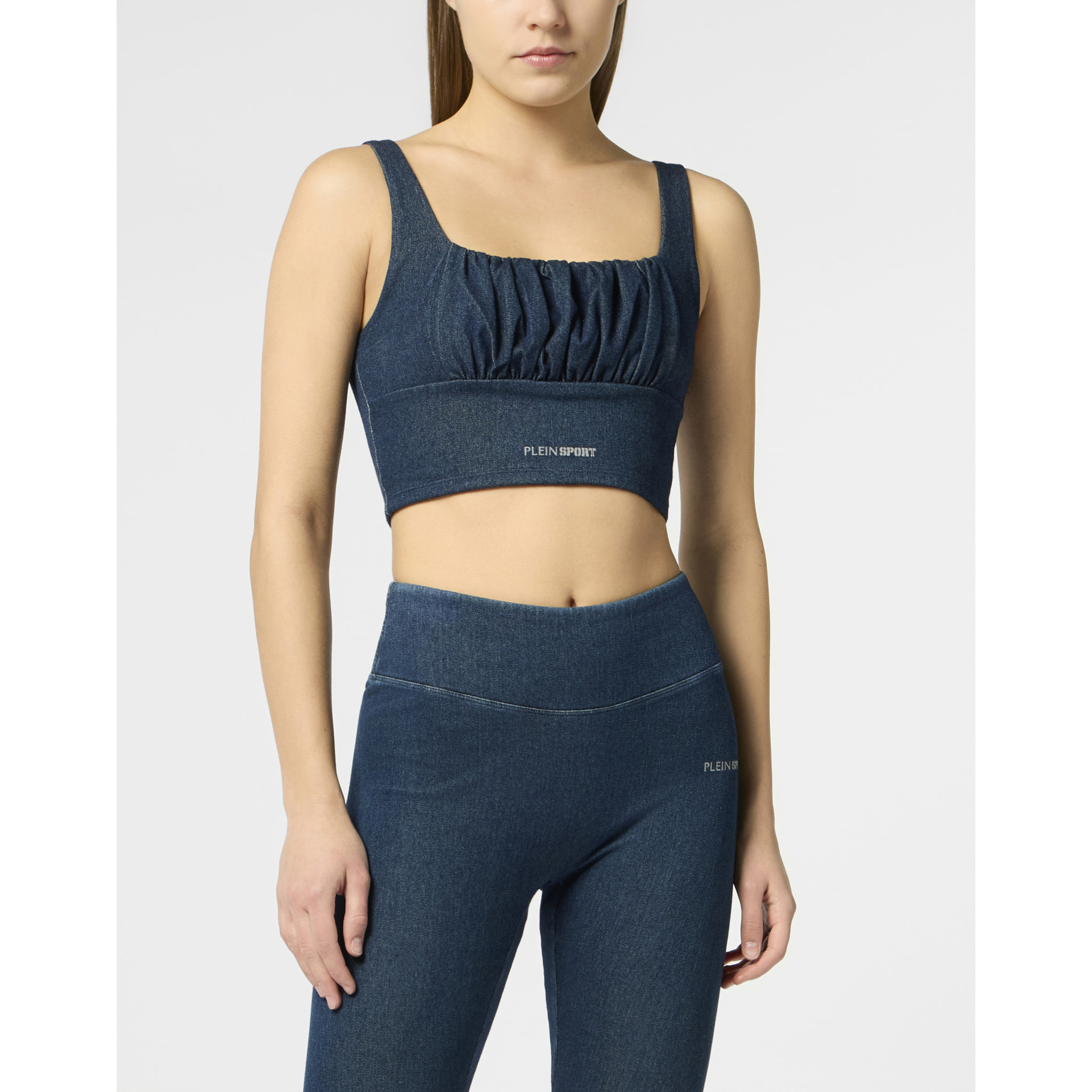PLEIN SPORT Top Denim Touch PS