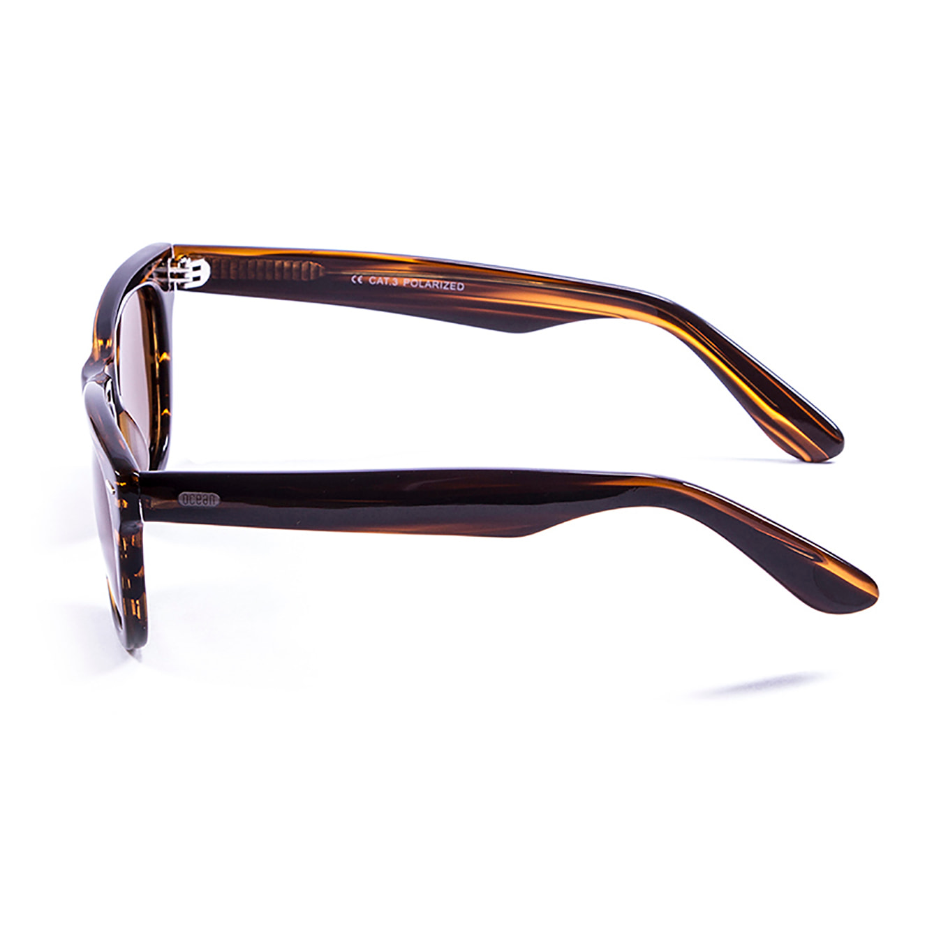Gafas de sol OCEAN LOWERS - Marrón oscuro / Revo azul