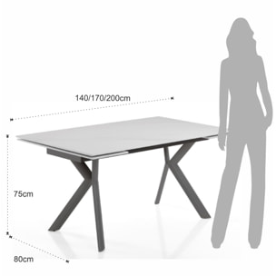 Tomasucci MOLLY 2 table extensible Blanc