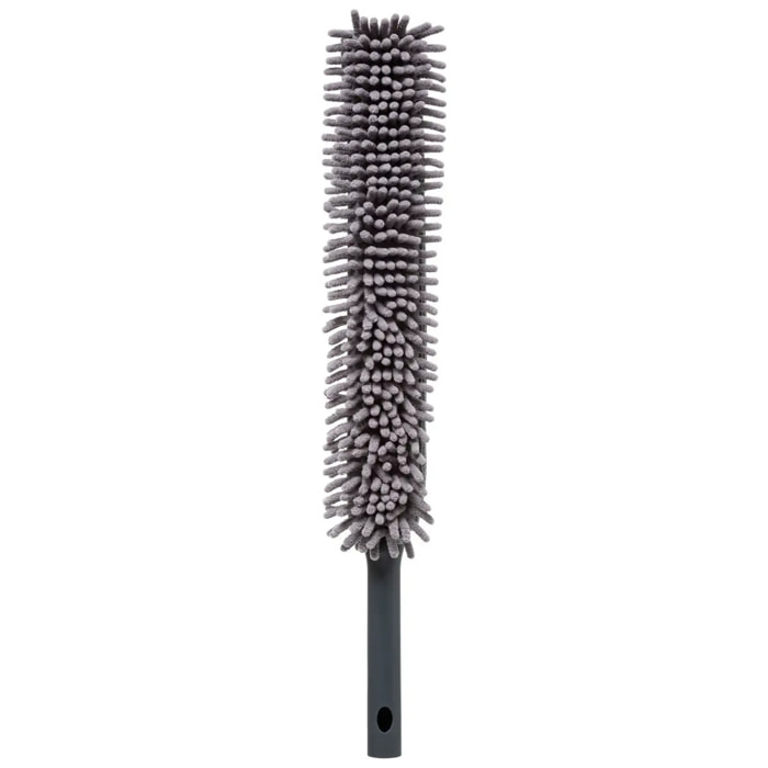 Tête de plumeau double face "Click & Clean" gris