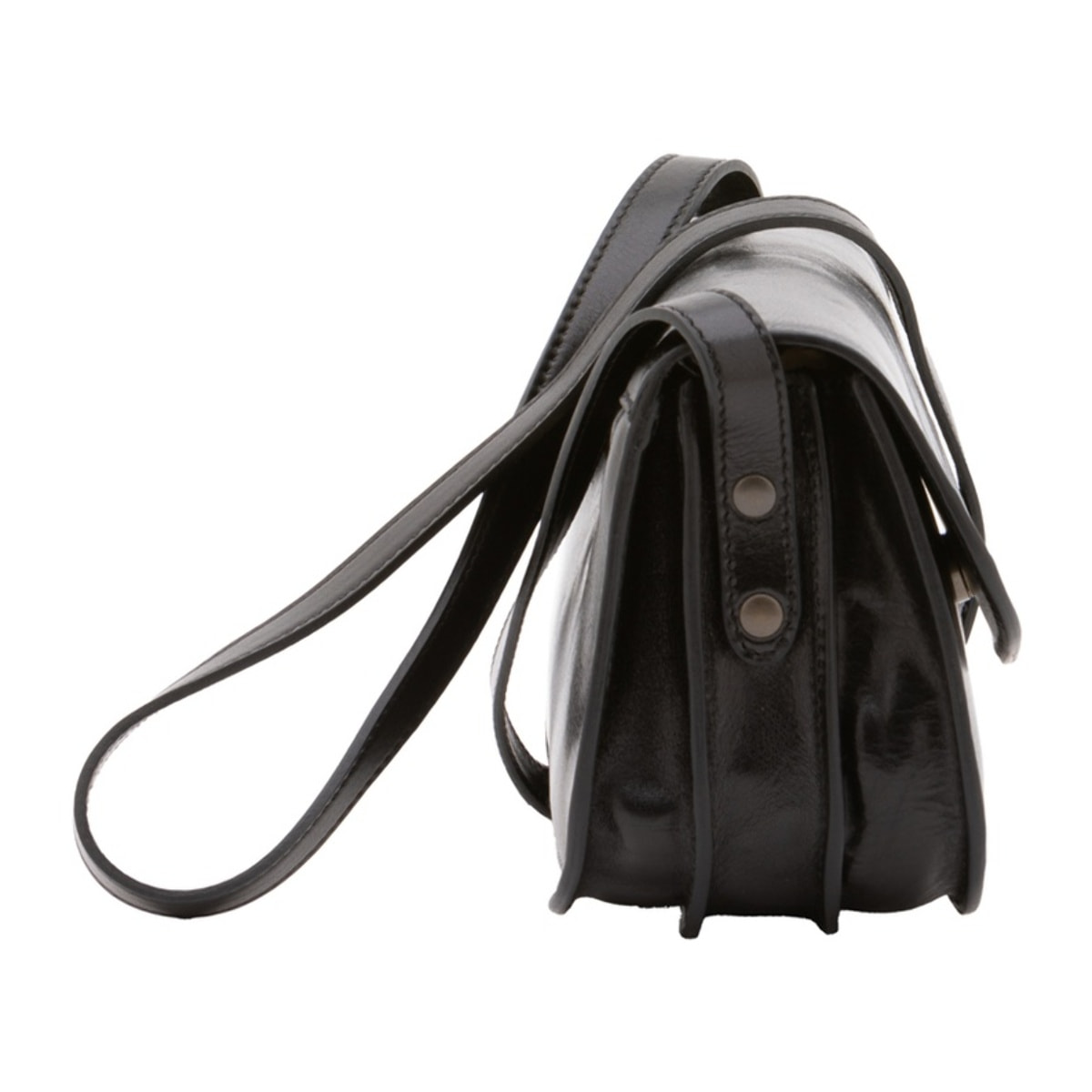 Borsa a tracolla da donna - Modello False - 100% pelle - 22.0 x 16.0 x 9.5 cm