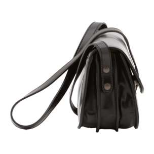 Borsa a tracolla da donna - Modello False - 100% pelle - 22.0 x 16.0 x 9.5 cm