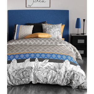 Parure Housse De Couette 3pcs 100% coton 57fils Toki