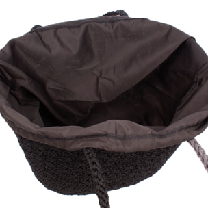 Basentello Bolso de hombro Mujer. Fabricaco en algodón tejido artesanal a mano.