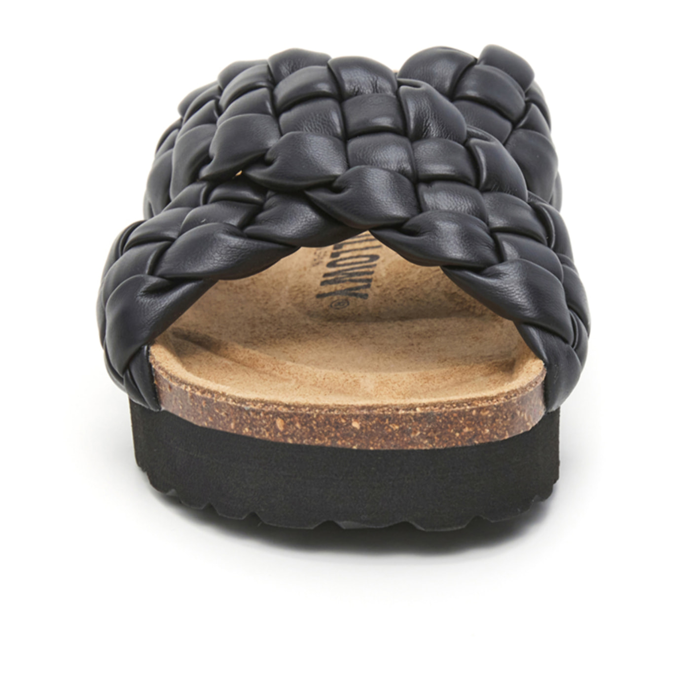 SANDALO CON ZEPPA BILLOWY NERO