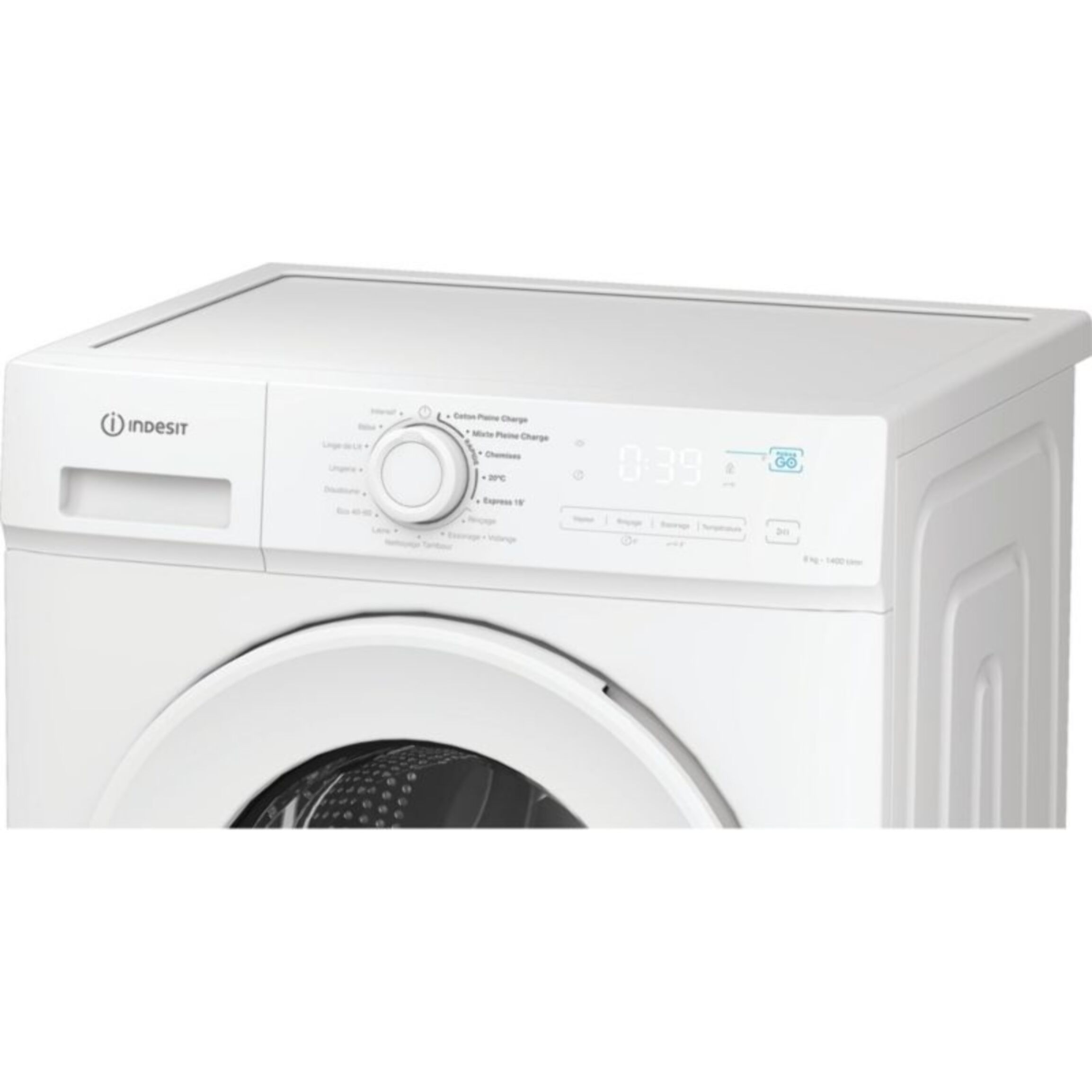 Lave linge hublot INDESIT IMA864MYTIMEFR - 8 kg - 1400 tr/min - Classe A - Moteur induction