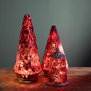 Albero con led - Pezzi 3 - 10,8xH19x10,8cm - Bianchi Dino SpA