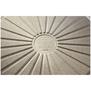 Wok BALLARINI Ledro 28 cm, Aluminium, Revêtement Céramique, Sable