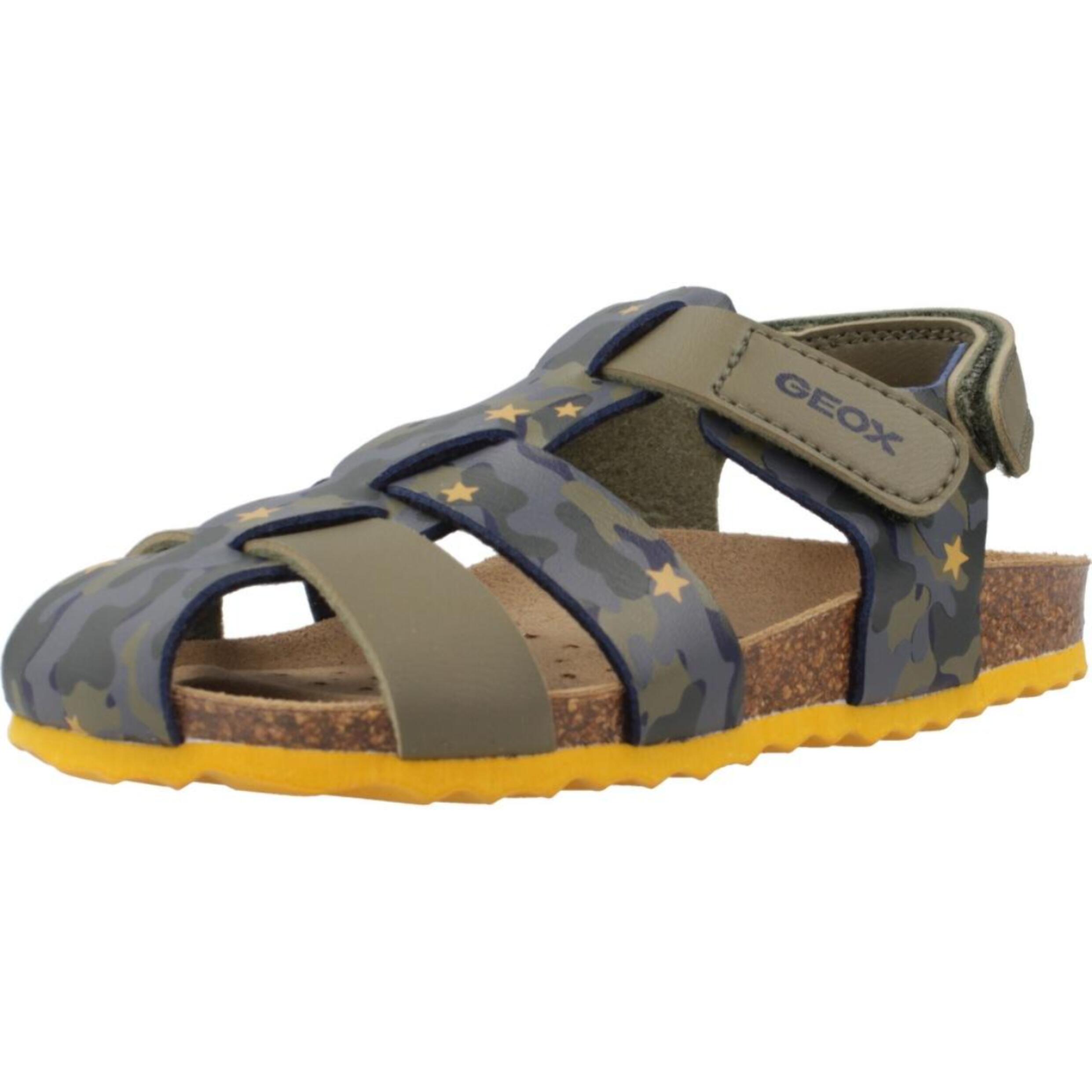 Sandalias Niño de la marca GEOX  modelo B SANDAL CHALKI BOY VERDE
