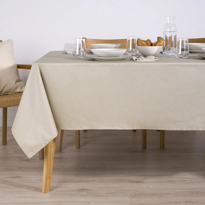 Nappe en résine anti-taches Uni Naturel 157