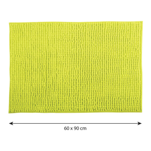 Alfombra de chenille para baño, Color Verde (60 x 90 cm) - MSV.