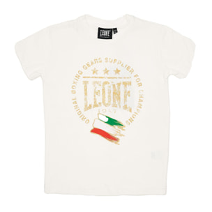 Camiseta de manga corta dorada italiana para niños