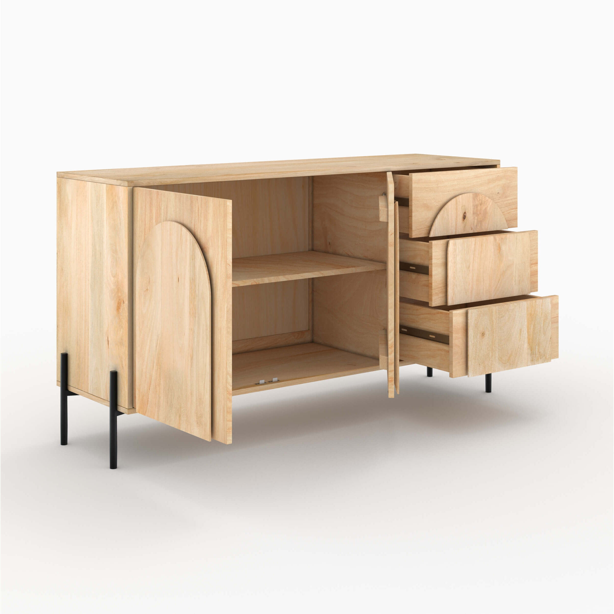 Buffet en bois de manguier - Ama