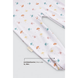 Tutina per neonato a maniche lunghe con stampa pioggia