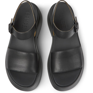 Sandalias - CAMPER Tasha - Negro - Cuero liso